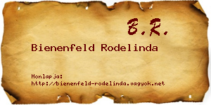 Bienenfeld Rodelinda névjegykártya